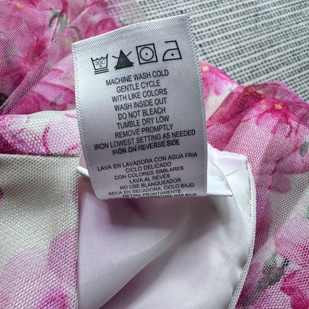 Bonnie Jean little girls fancy flower dress size 7T - Picture 9 of 10
